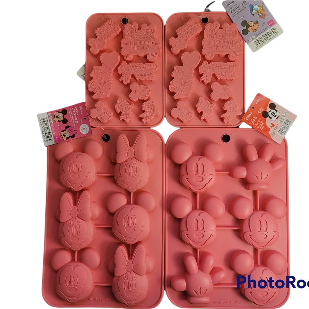 DISNEY'S Mickey & Minnie Mouse and Donald Duck Silicone Cake and Candy Mold